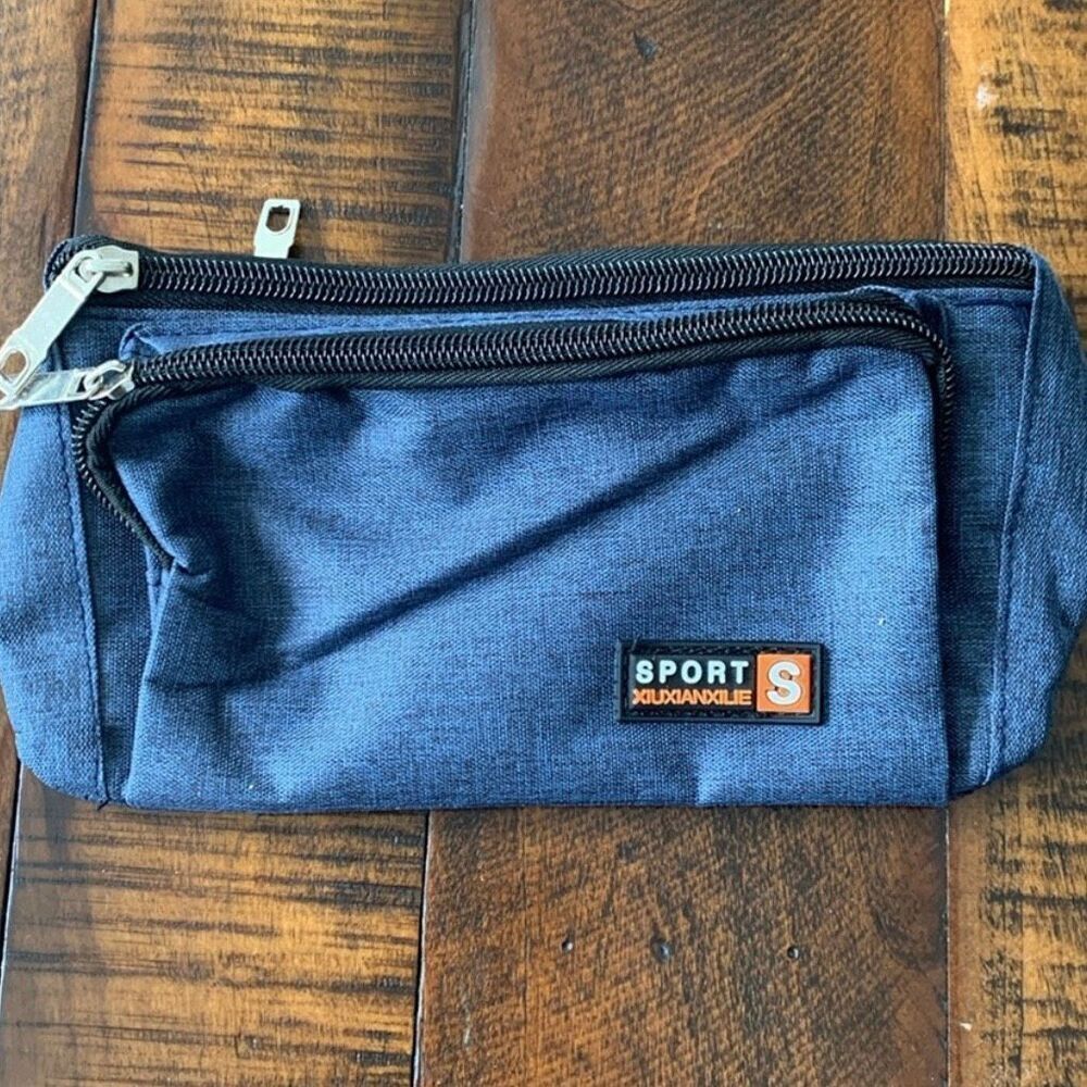 Money Belt or Fanny Pack in Navy Blue